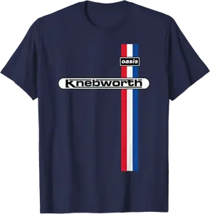 Oasis – Knebworth In Navy T-Shirt - Doloresmart Shop 70B0DN7SGL45