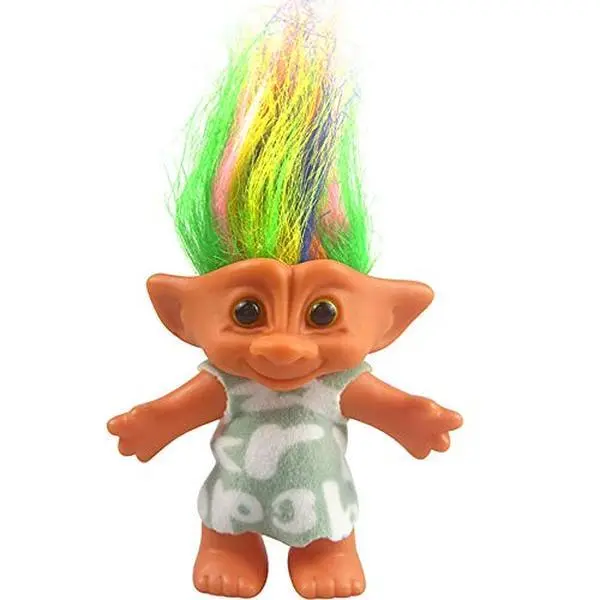 Yintlilocn 3.9" Lucky Troll Dolls,Vintage Troll Dolls 90s Toys | Troll Dolls Chromatic Adorable for Collections, School Project, Arts and Crafts, Party Favor