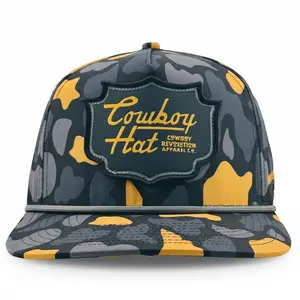 NOLA Black Patch “Cowboy Hat” - Performance Rope Hat