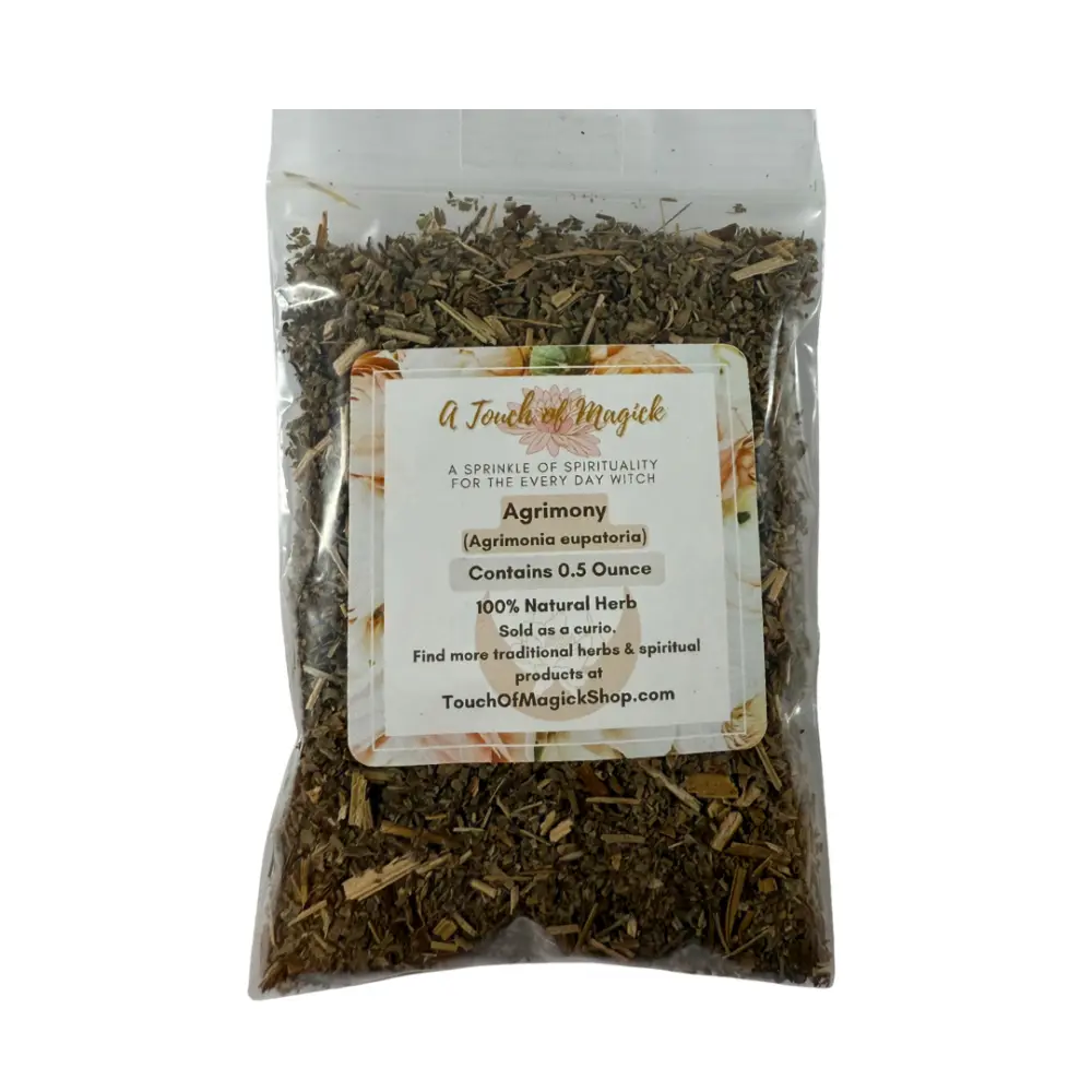 Agrimony | Dried | Agrimonia eupatoria | 0.5 Ounces | Protection, Reversal, and Spiritual Cleansing | Wiccan Herbs | Pagan | Spellwork