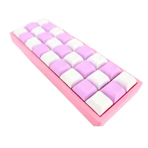 27 Clicky Keycap board - Pink Frame