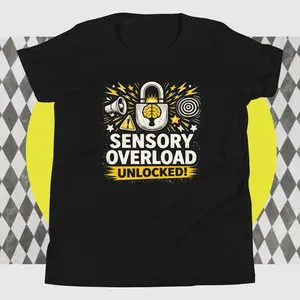 Youth "Sensory Overload:Unlocked!" Short Sleeve T-Shirt