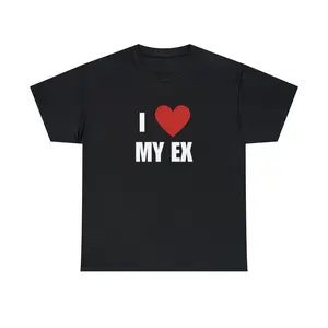 I Love My Ex T-shirt, I Heart My Ex Tee Shirt, I Heart Shirts, Trending Shirt, Viral Outfit, I Love Tshirt, Shirt For Him, Shirt For Her, Love Gifts, Women Trending Shirt, Unisex Shirt For Women, For Men Menswear Top