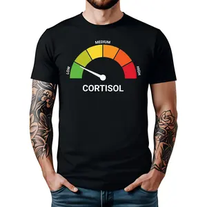 Low Cortisol Level Unisex Funny Stress Humor Graphic T-Shirt,Funny T Shirt,Graphic T Shirts,Good Graphic Tees,Funny Graphic Tee,Trendy T-Shirts,Graphic Tees,T Shirts For Men,Men's T Shirts,T Shirts For Women,Women's T Shirts,Vintage Graphic Tees,Cute
