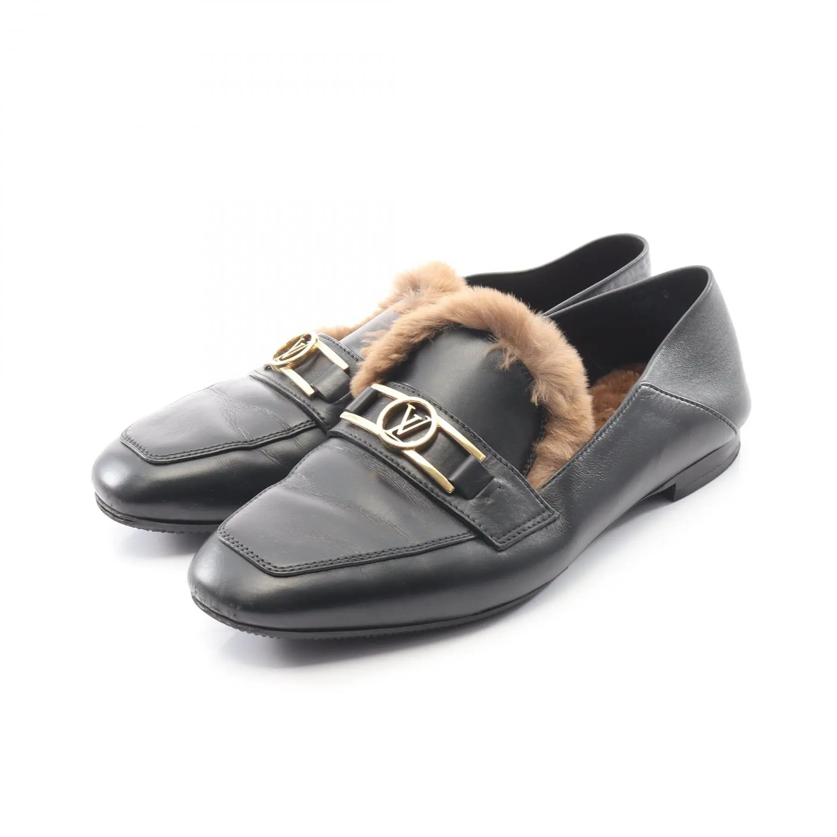 Pre-owned Louis Vuitton Other Small Leather Goods Leather Loafers