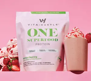 VitaHustle ONE Superfood Plant-Based Protein Shake 15-Servings