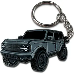 Bronco  Accessories 4 door key chain Fob Cover Cool Mods compatible with Ford Bronco 2022 2023 2024