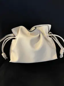 Cinch leather bag - large