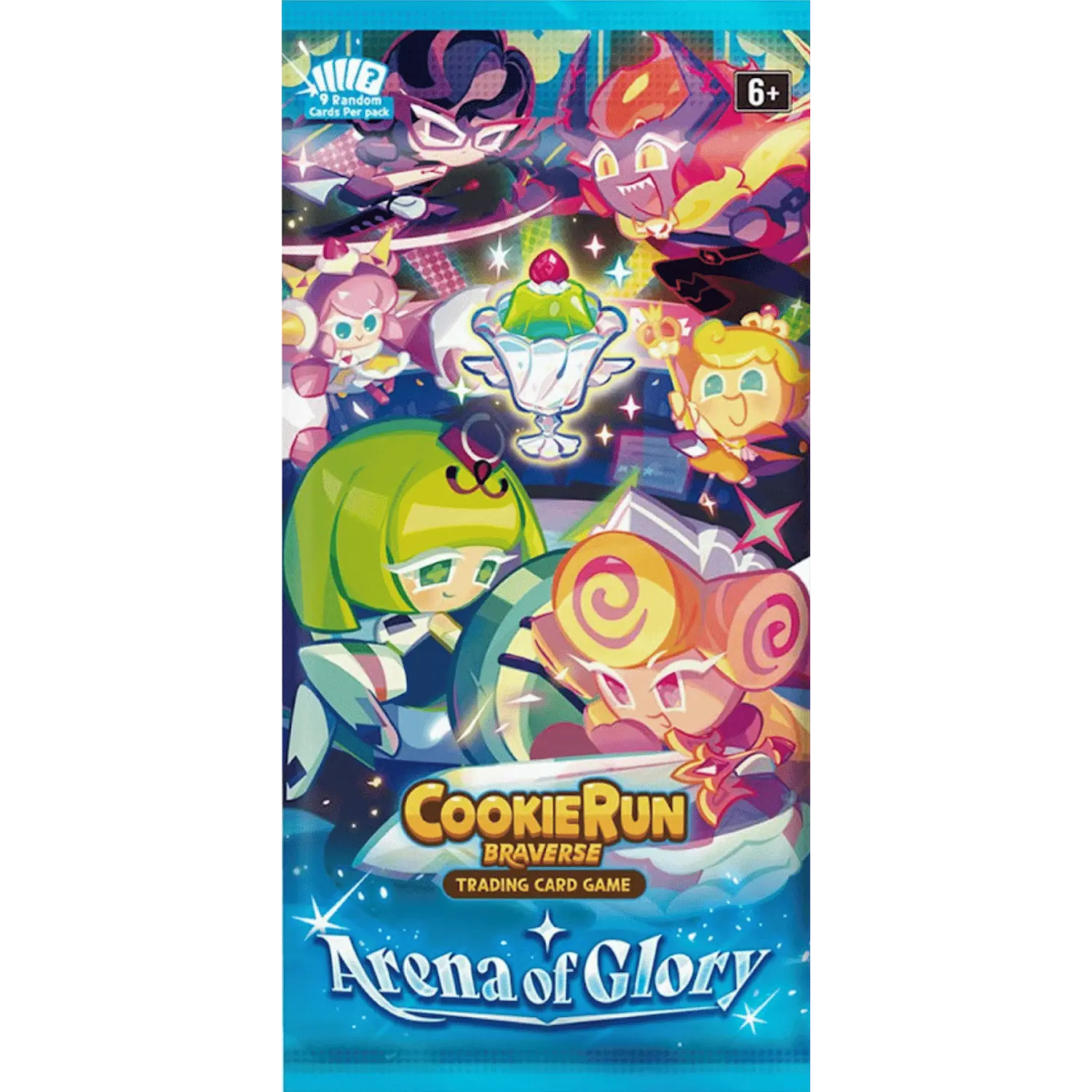 Cookie Run: Braverse Arena of Glory Non-Sports Trading Card Booster Pack for Card Collectors with New Color Mechanics