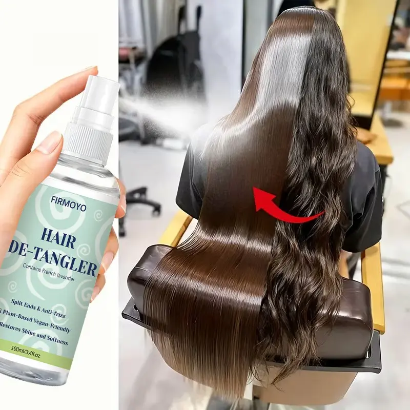 3.38oz Leave-in Hair Spray, Hydrating Hair Care, Hydrating Haircare Liquid, Nourishing Hair Treatment, Soft Silky Hair, Anti Frizz, enhances elasticity, protects against dry damage, suitable for men and women, natural ingredients