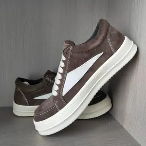 Ricks outdoor shoes luxury black genuine cow leather low top boots trend owmen shoes for women