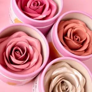 MW 3D Rose Blush/Highlighter - Perfect for Bronzer and Makeup, Shimmery Vegan & Cruelty-Free - Color, Eyeshadow