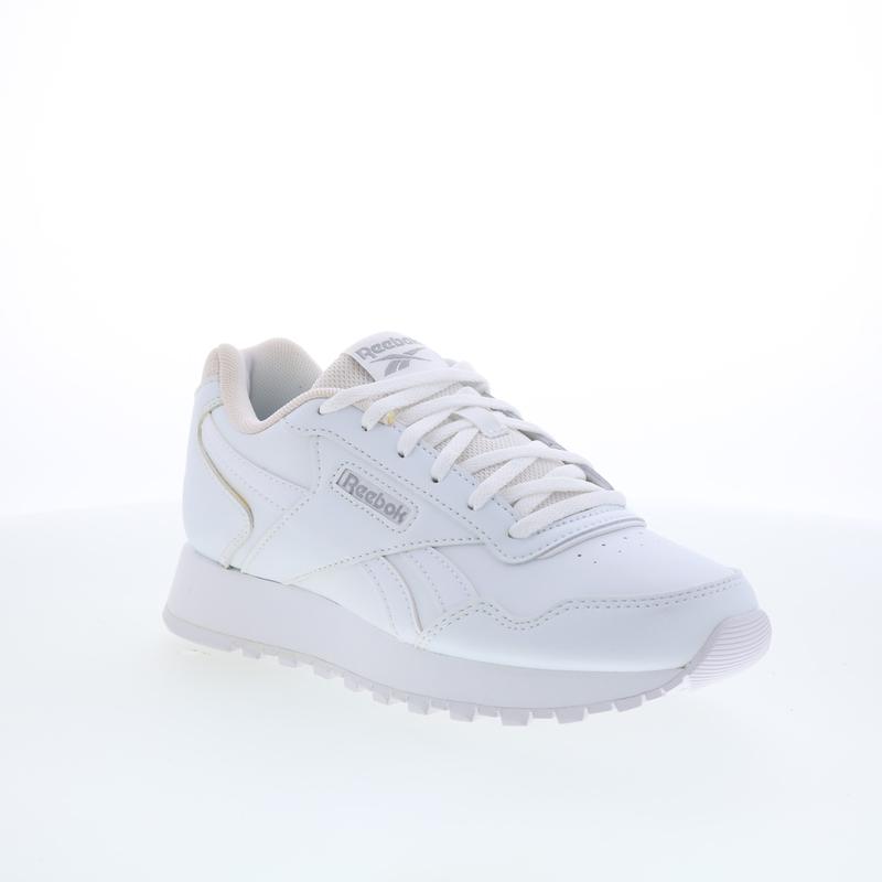 Reebok Glide Wide D Womens White Wide Synthetic Lifestyle Sneakers Shoes