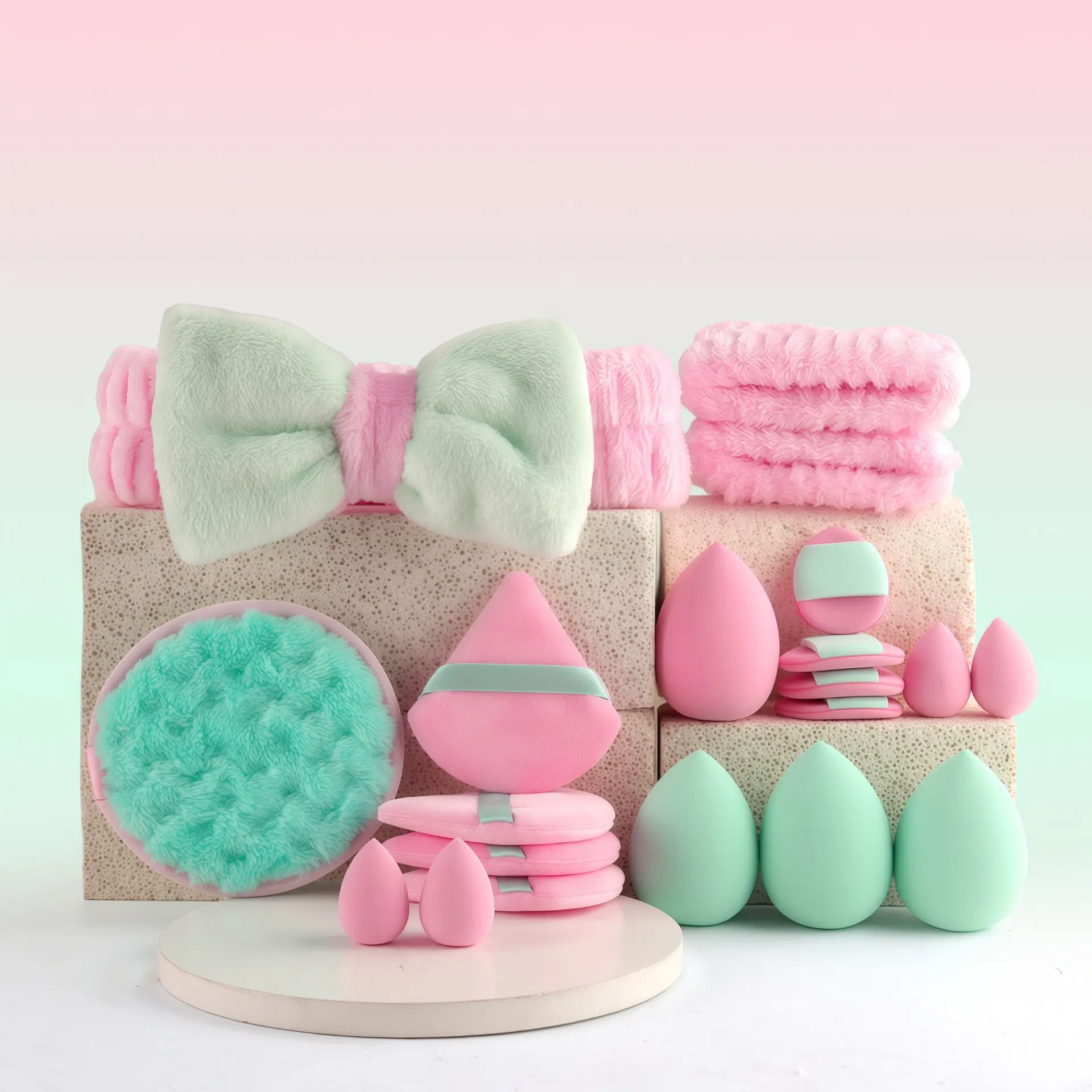 New pink 20-piece set