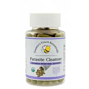 Parasite Cleanser Capsules – 100% Natural Intestinal Support with Wildcrafted Herbs | No Fillers or Preservatives | Creator’s Touch Botanicals Herbal Digestive Detox Healthcare Supplement