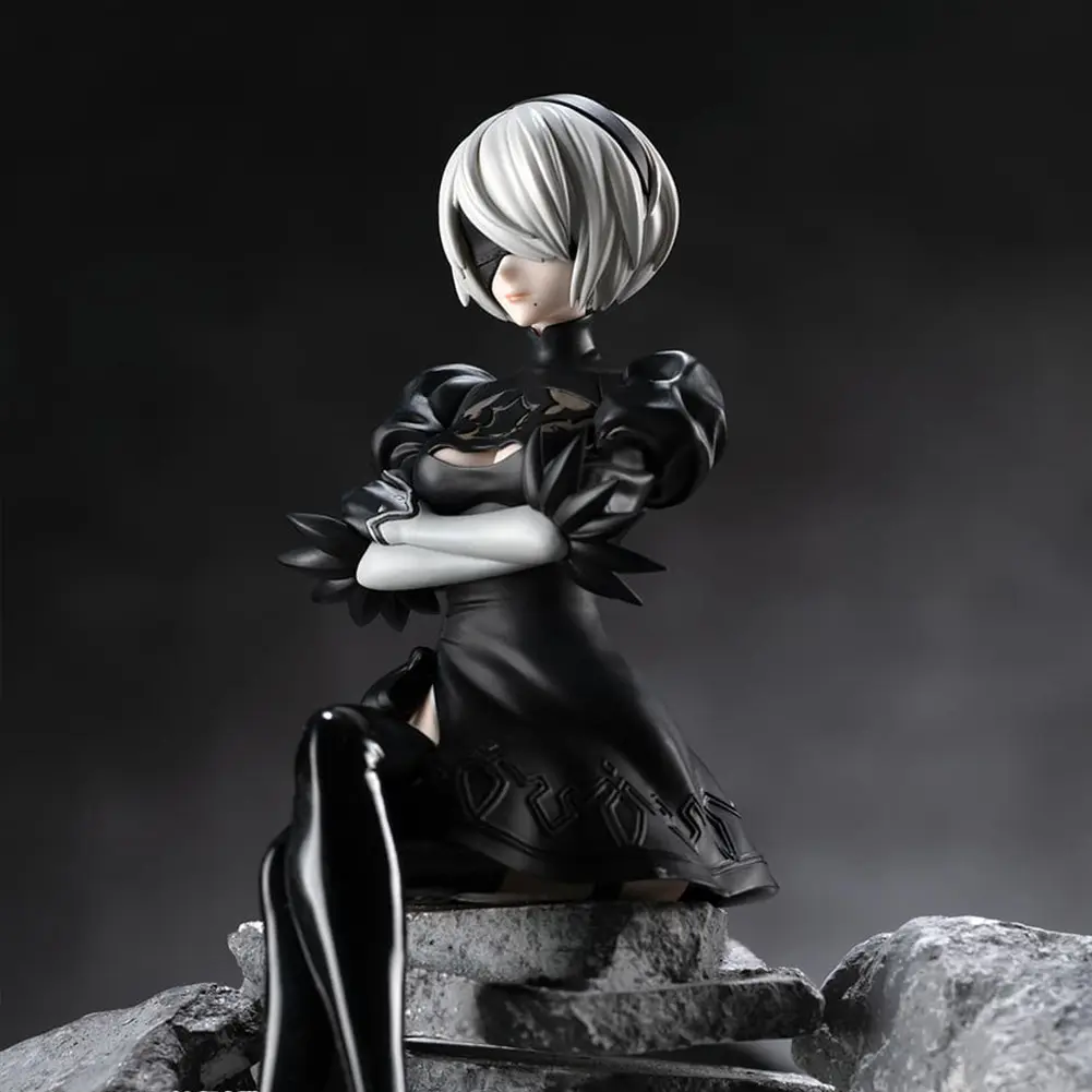 15cm YoRHa 2B PVC Figurine, NieR Anime Game Collectible Action Model, Toys & Hobbies Decoration Gift