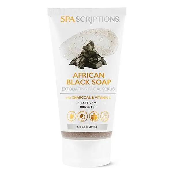 African Black Soap Exfoliating Facial Scrub Skincare Exfoliate Daily Moisturize Moisture Charcoal