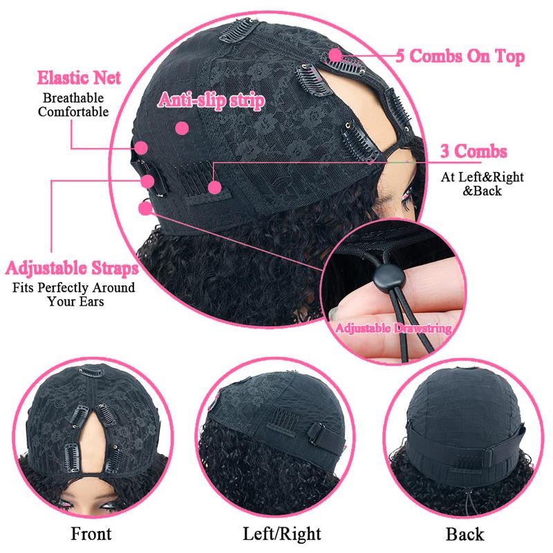 Tahikie V Part Curly Wig Straight Wig FB30 Highlight Wig Real Brazilian Human Hair Upgrade U Part Wig NO Leave Out Real Scalp Beginner Friendly 180% Density Glueless Wigs No Sew In NO Glue For Women #TikTokShopHolidayHau