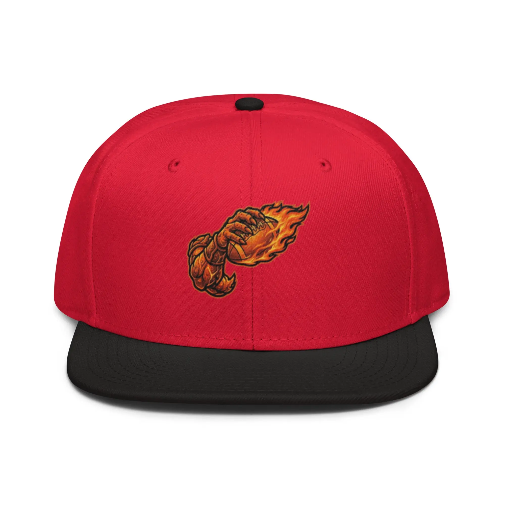 Fire Giants Football D&D Snapback Hat | Dungeons & Dragons Geek Dad Cap