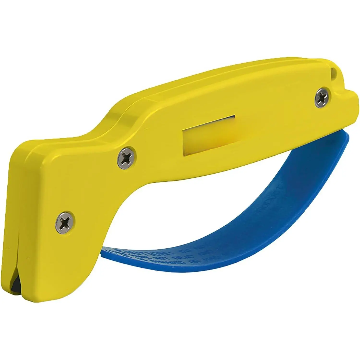 ShearSharp Sharpener  Diamond-Honed Tungsten Carbide Sharpening Tool for Garden Shears Kitchen Hedge Clippers Yellow