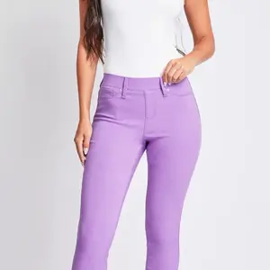 YMI JUNIOR HYPERSTRETCH MID-RISE SKINNY JEAN Hydrangea