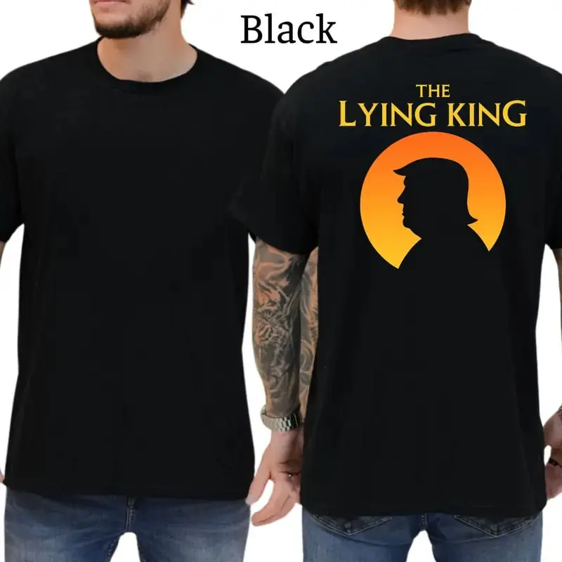 The Lying King T-Shirt, Funny Graphics T-Shirt, Graphics Shirt, Casual Womenswear, Unisex Tee