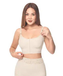 Fajas Forma Tu Cuerpo Women's Essential Fit Cotton Bra with Customized Straps, Beige (Ref. C-033)