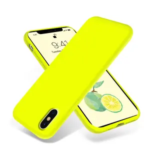 OTOFLY iPhone XS Max Case,Ultra Slim Fit iPhone Cellphone Case Liquid Silicone Gel Cover with Full Body Devices Protection Anti-Scratch Shockproof Handheld Case Compatible with iPhone Xs Max, Smartphone Accessories Protective Protector Casing