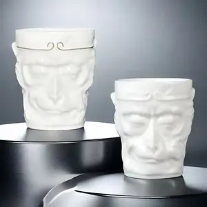 Westward Journey Character Design Ceramic Cup, Porcelain Tea Cup, Giftware, Home & Office Use, Traditional Style Drinkware