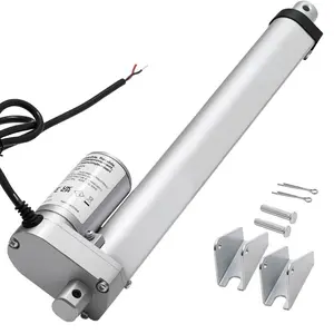 Fathersdaygift VEVOR 12V Linear Actuator, 9.84 Inch High Speed 0.6/s Linear Motion Actuator, 225lbs/1000N with IP54 Protection Mounting Bracket for Lift Desk, Recliner Chairs, Window Door Openerdealsforyoudays
