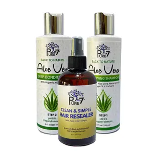 Scalp Detox Bundle | Aloe Vera Shampoo, Conditioner & ACV Rinse for Deep Cleanse, Buildup Removal & Scalp Balance