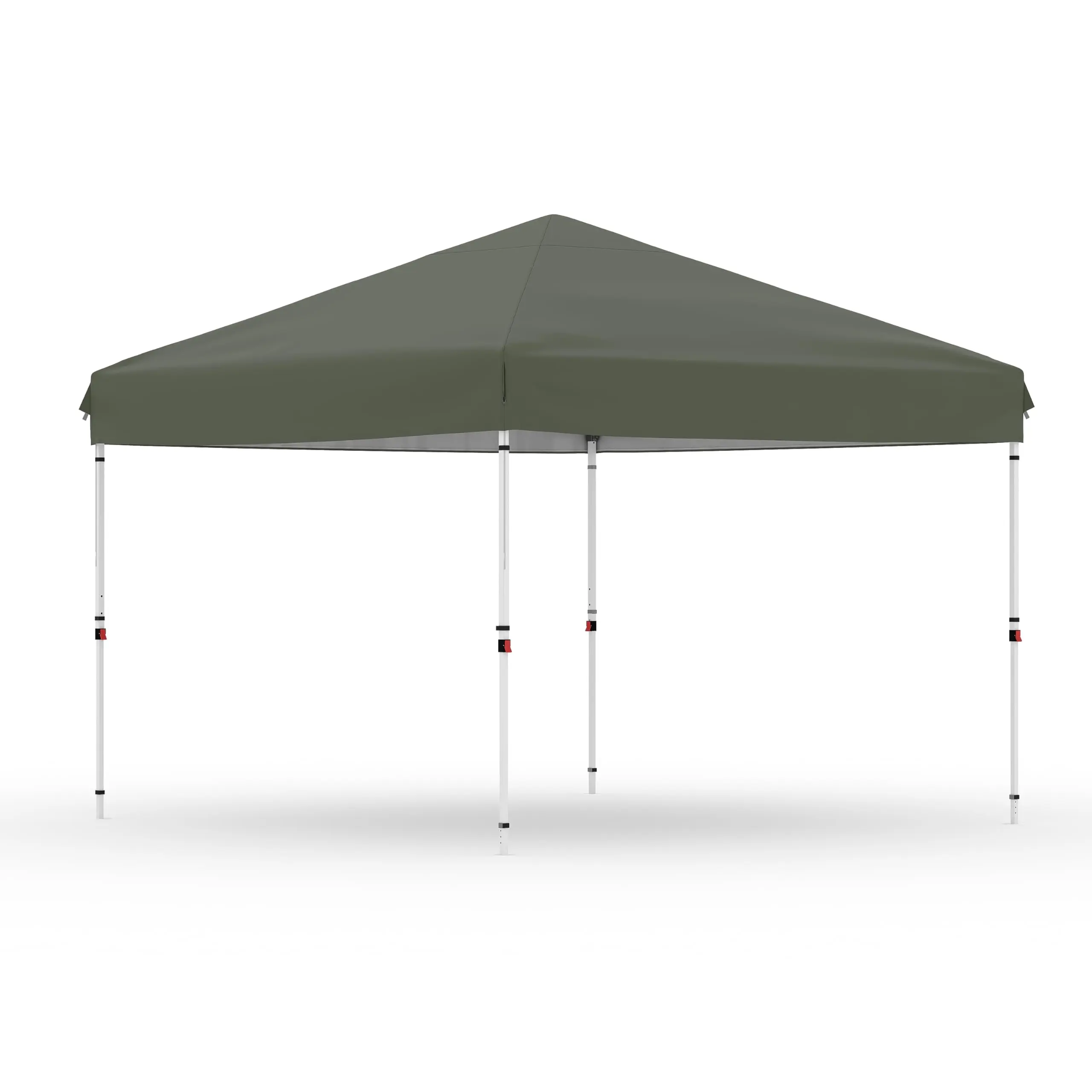 GARVEE 10x10 Pop Up Canopy Tent, Heavy Duty Commercial Instant Shelter with One-Person Setup, UPF 50+ Waterproof, 100 Sq Ft Shade for Outdoor Events, Camping, Farmers Market