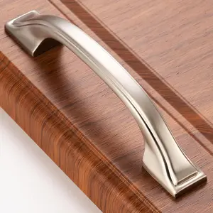 10 Pack 3 Inch Brushed Satin Nickel Cabinet Pulls Handles - Nickel Hardware 8222 for Kitchen Cabinets Drawers Bedroom Dresser Bathroom Vanity Cupboard