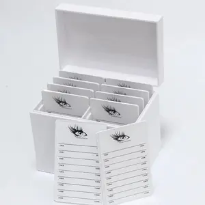 Dust-Proof Acrylic Lash Storage Box, 10-Layer Lash Organizer, Beauty Salon Tool, Lash Separating Tray, Essential Makeup Accessories