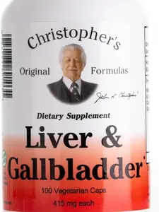 Christopher's Original Formulas Liver & Gallbladder Formula Capsules - Gallbladder Supplements with Digestive Enzymes & Natural Herbs pure yerba