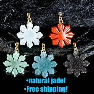 Natural Filipino sun jade pendant (necklace included)