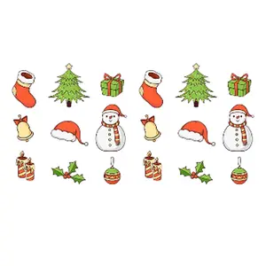 Christmas Water Slide Nail Decals
