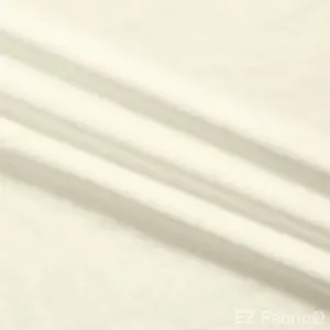 1 Yard Solid Minky - Ivory Fabric by the Yard