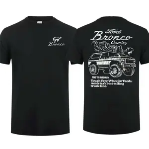 1978 Bronco Country T-Shirt – Retro Line Art Truck Tee, Ford Fan Menswear Gift
