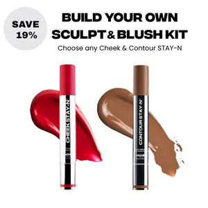 sacheu Build Your Own Sculpt & Blush Duo | Pick Your Contour + Cheek STAY-N Duo | All-Day Waterproof Set