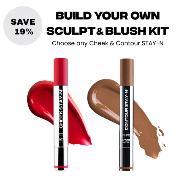 sacheu Build Your Own Sculpt & Blush Duo | Pick Your Contour + Cheek STAY-N Duo | All-Day Waterproof Set
