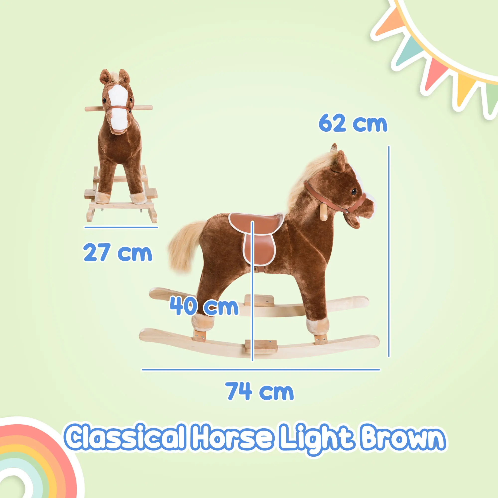 Classical Horse Light Brown
