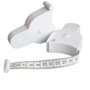 Body Measuring Tape 60 InchWhite,3D Automatic Lock forAccurate Waist/Hip Measurements