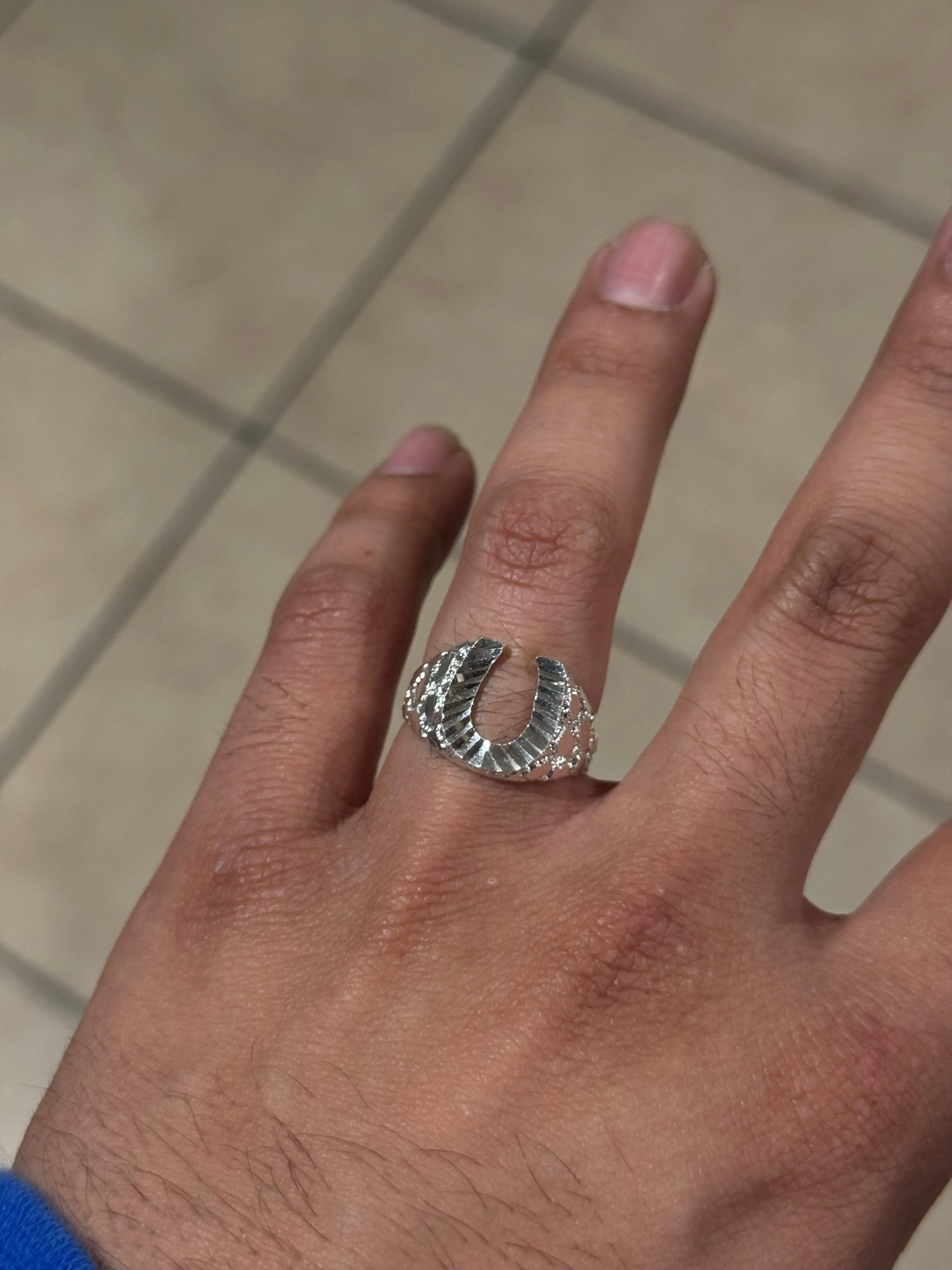 925 Nugget Rings size 10-9 925 Nugget Rings size 10-9