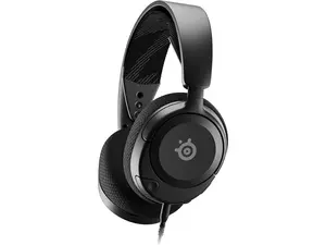 NEW SteelSeries Arctis Nova 1 Multi-System Gaming Headset — Hi-Fi Drivers — 360° Spatial Audio — Comfort Design — Durable — Ultra Lightweight — Noise-Cancelling Mic — PC, PS5/PS4, Switch, Xbox - Black
