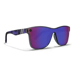 Blenders Millenia DX Violet Tort Sunglasses – Gloss Tortoise Shell Frame, Polarized Purple Mirror Lenses, 100% UV, Scratch‑Resistant