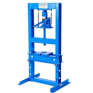 Garvee 6 Ton Hydraulic Shop Press with Stamping Plates - Heavy Duty h-Frame Garage Floor Press for Bending, Straightening, Installing Bearings & u-Joints