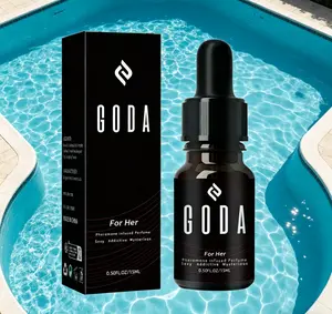 GODA For Her Pheromone Perfume for Women, Floral Perfume Oil with Jasmine, Rose & Sweet-Spicy Aroma, Long-Lasting Vegan & Cruelty-Free Travel Fragrance, 15ml / 0.50 fl. oz