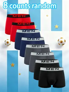 8-Pack Men's Underwear Set, Quick-Dry Breathable Sports Briefs, Ideal for Daily Training and Replacement, Comfortable and Durable, Athletic Underwear