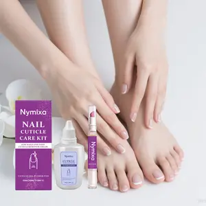 Nail Cuticle Care Set Manicure Soften Cuticles Nourish Nail Area Hand Nail Care Kit for Nail and Toenail Cuticle Removal 52ML (50ML+2ML)